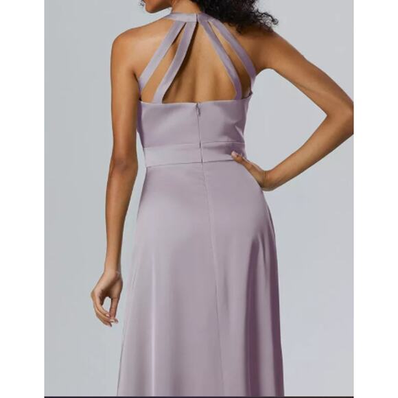 AW BRIDAL 14 1X plus purple haze theresa formal party gala maxi dress NEW B93 - Picture 2 of 10